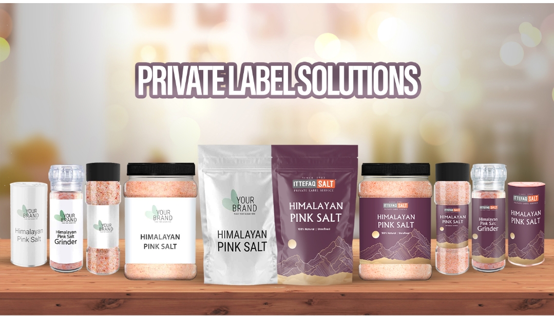 Himalayan Pink Salt Private Labeling