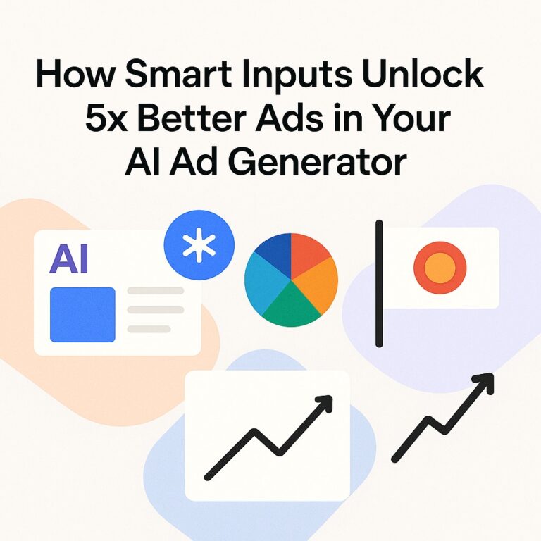  How Smart Inputs Unlock 5x Better Ads in Your AI Ad Generator