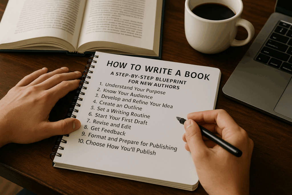 How to Write a Book: A Step-by-Step Blueprint for New Authors ...
