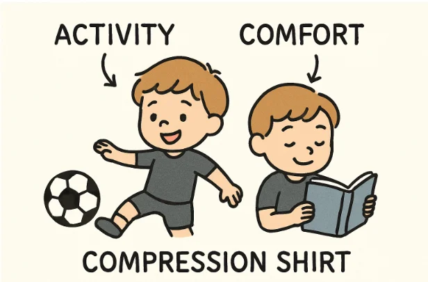 Compression Shirts in Kids’ Health and Everyday Activities